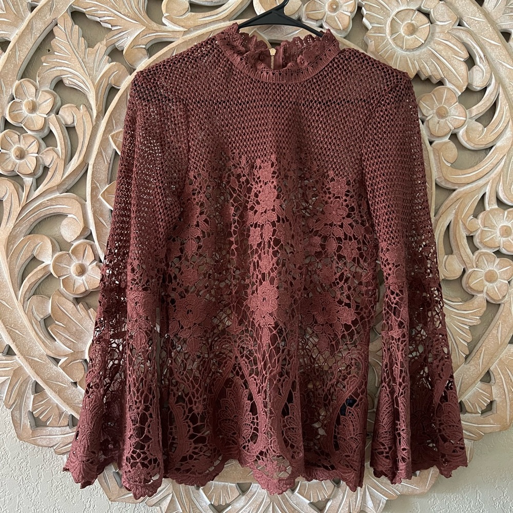 Zip back Womens Dress Top